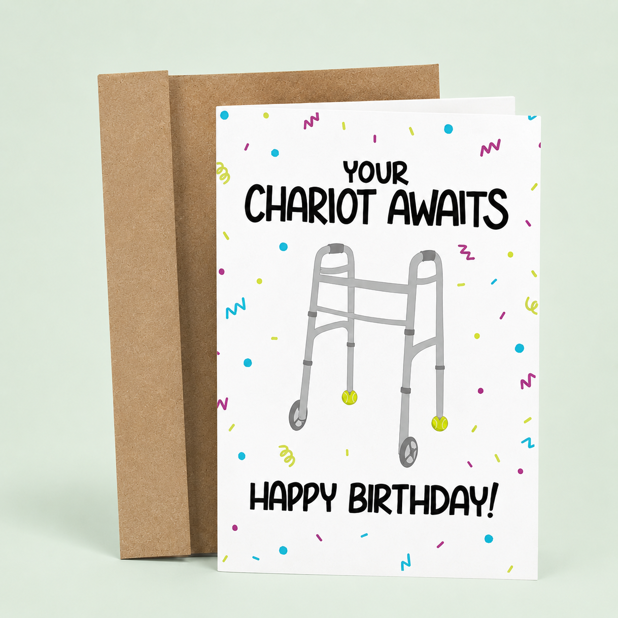 Your Chariot Awaits Greeting Card