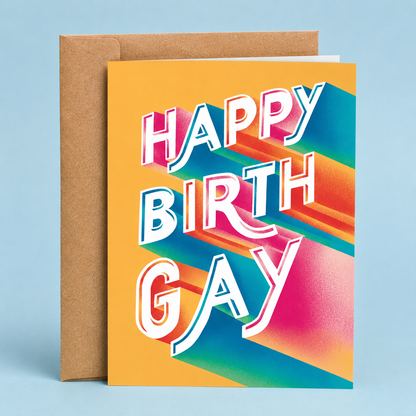Happy BirthGay Greeting Card
