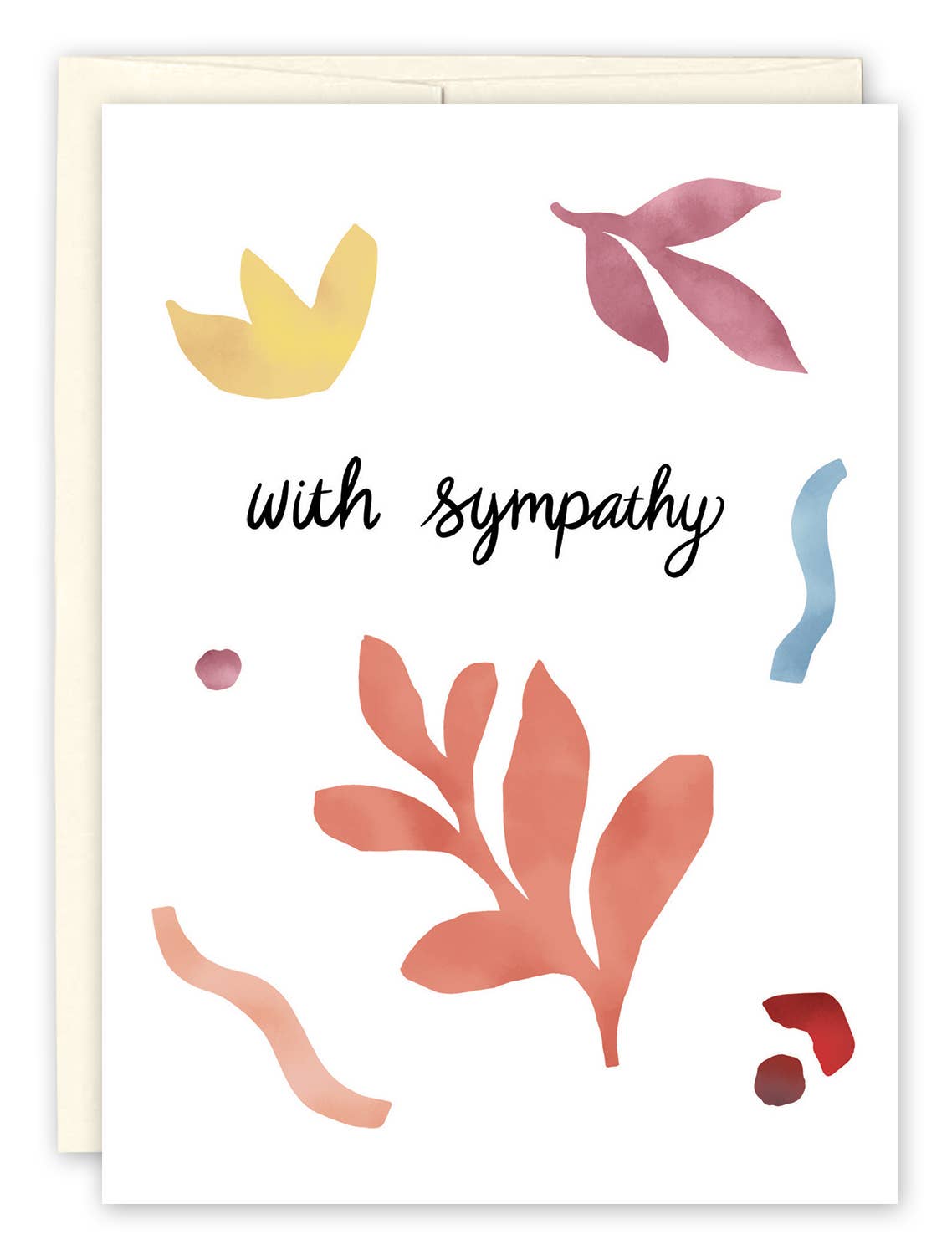 Here For You Sympathy Greeting Card