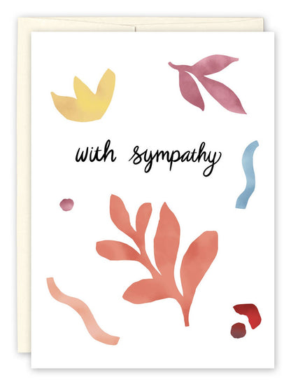 Here For You Sympathy Greeting Card