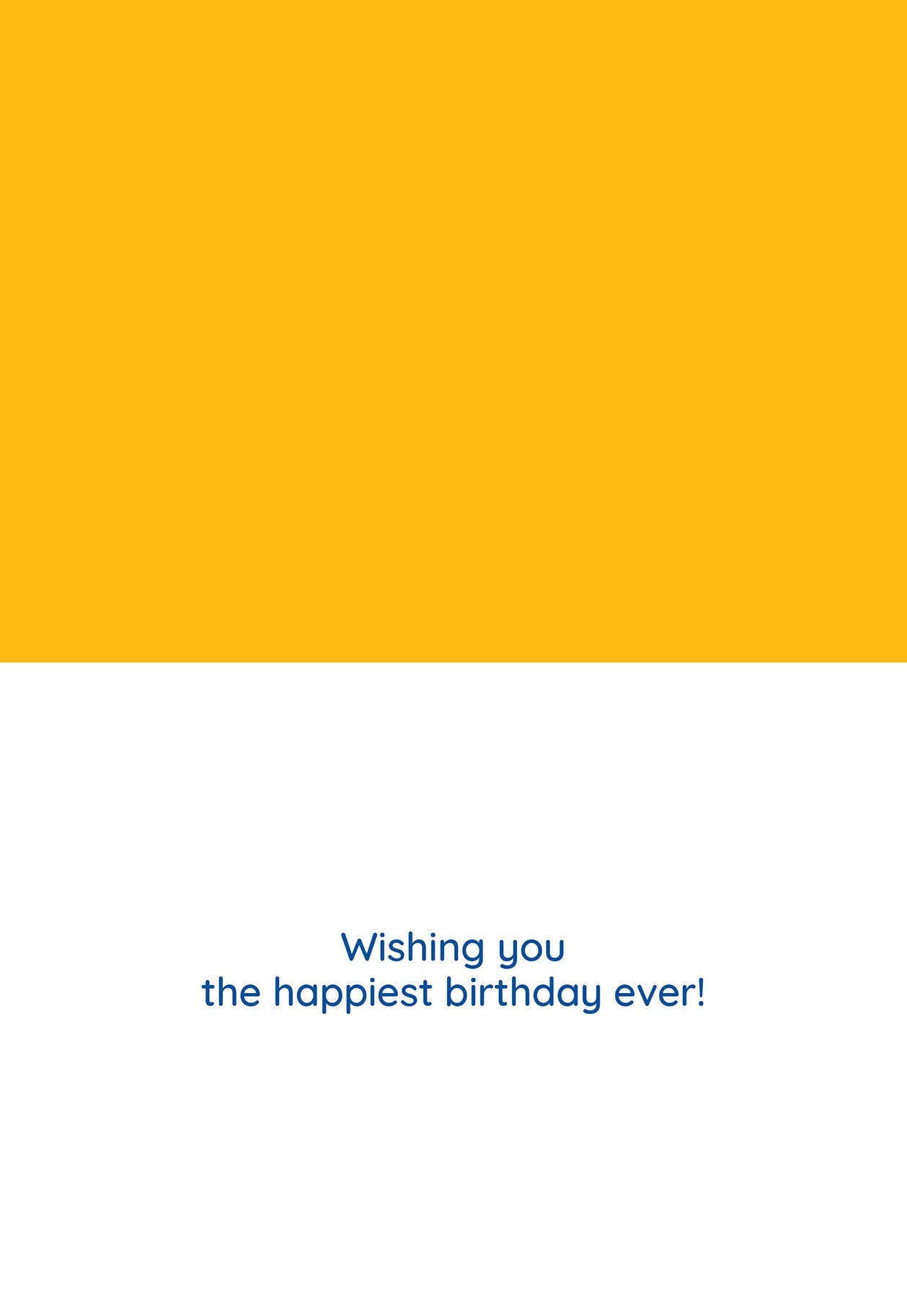 Hap-py Birth-day To Ya Birthday Greeting Card